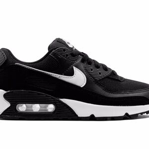 Nike Air Max Black and White Sneakers
